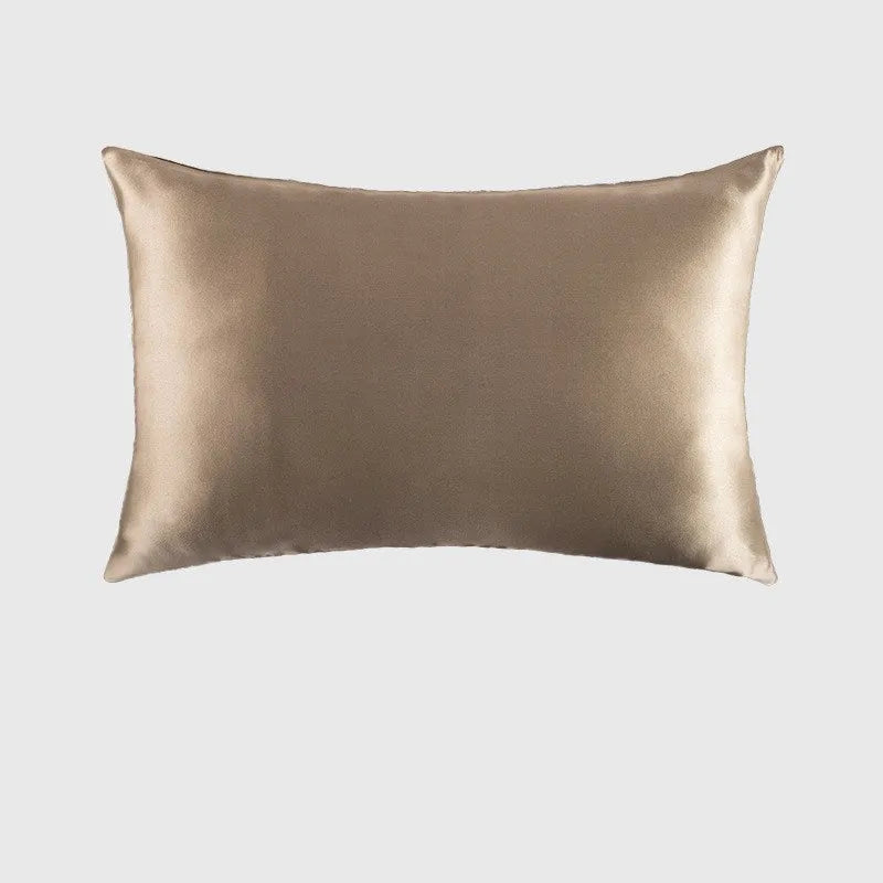 Double-Sided Silk Zipper Pillowcase 19 mommes - Bellarte Enchanté Double-Sided Silk Zipper Pillowcase 19 mommes